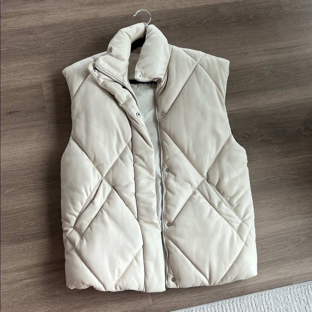 Abercrombie leather vest